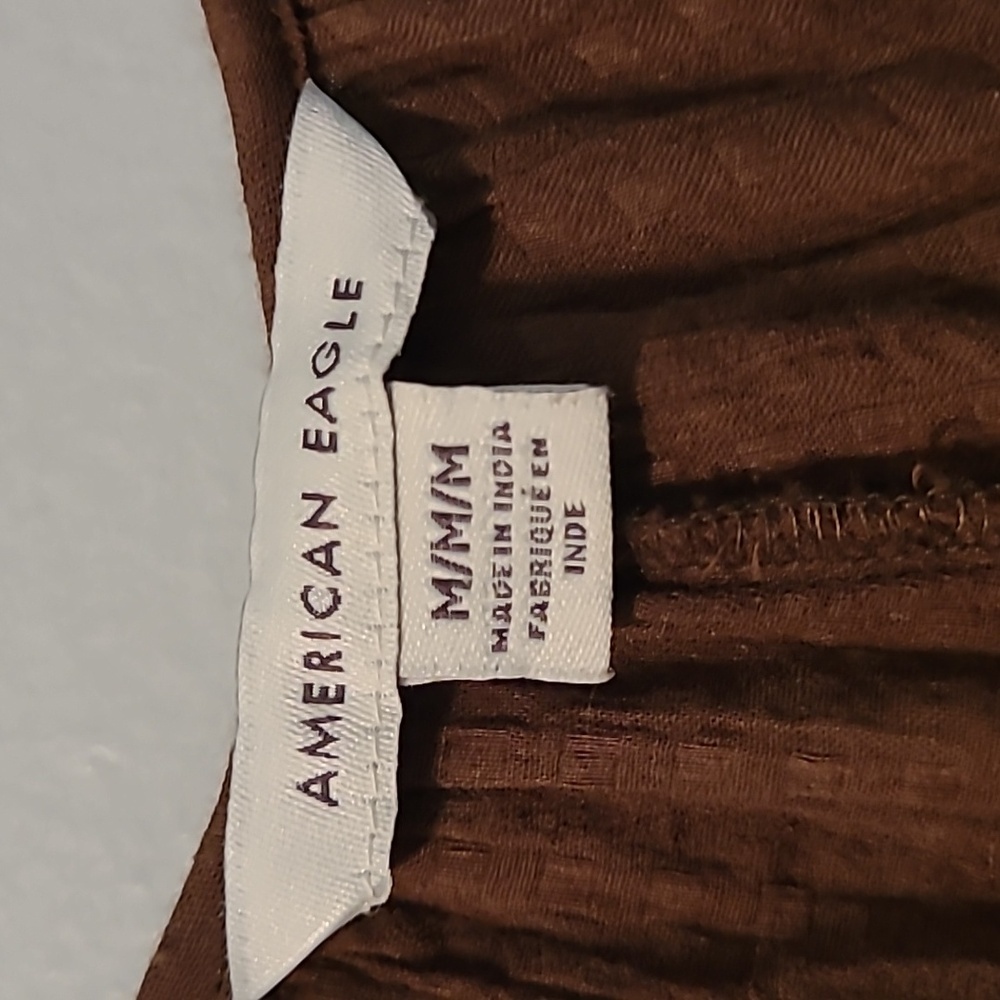 American Eagle Outfitters Brown Blouse M - Picture 2 of 15